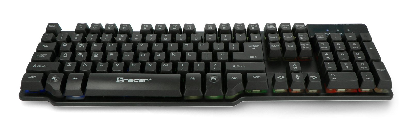 Die Tastatur hat drei Hintergrundbeleuchtungsmodi zur Auswahl.