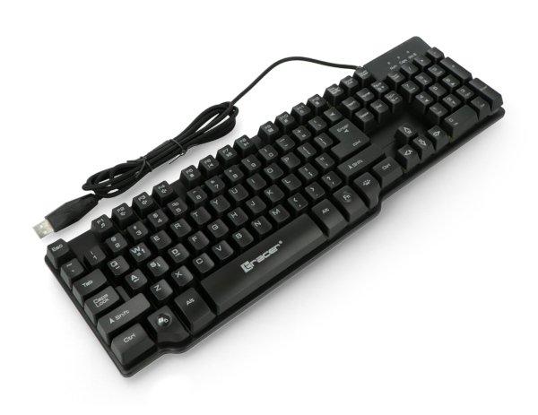 Die Tastatur wird über einen USB-Typ-A-Stecker mit dem Computer verbunden.