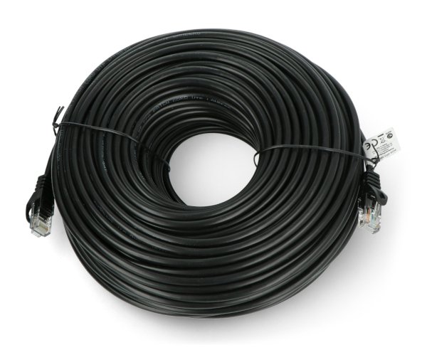 Lanberg Ethernet Patchkabel UTP 5e 50m - schwarz