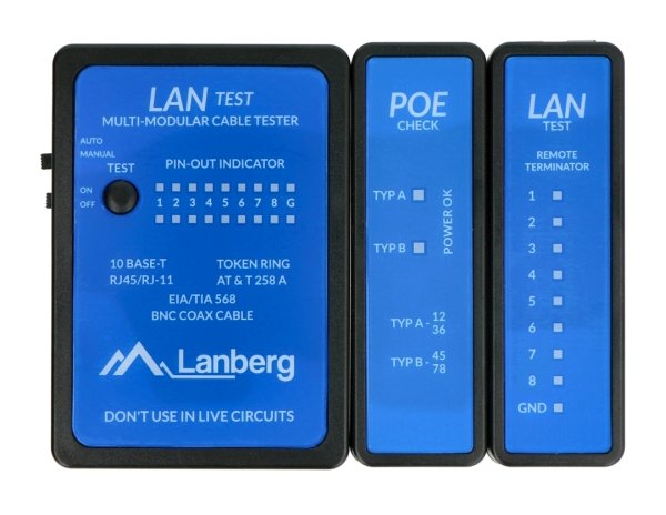 Lanberg NT-0404 Netzwerkkabeltester.