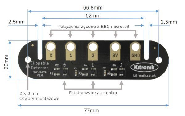 Kitronik Clippable Detector Board V1.0