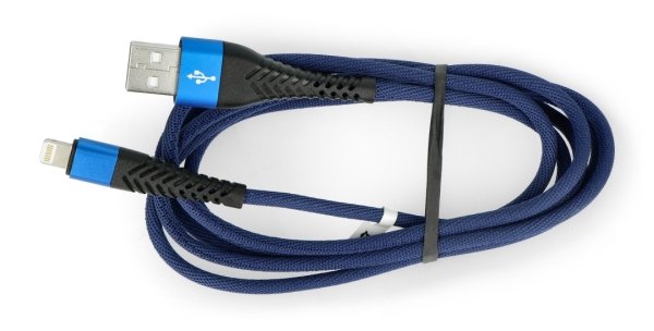 Blaues eXtreme-Spider-Kabel.
