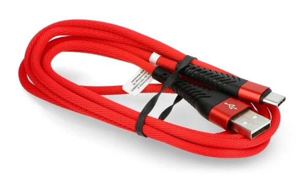 EXtreme Spider USB A - USB C Kabel in roter Farbe.