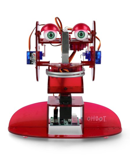 Ohbot Lernroboter kooperiert mit Raspberry Pi