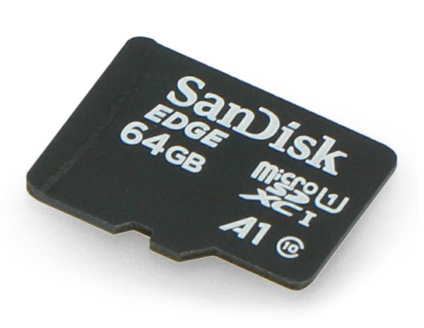 SanDisk 64 GB Speicherkarte mit Raspbian-System