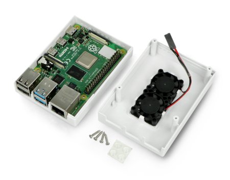 Verkaufsgegenstand ist ein Gehäuse für einen Minicomputer, der Raspberry Pi 4B muss separat erworben werden.