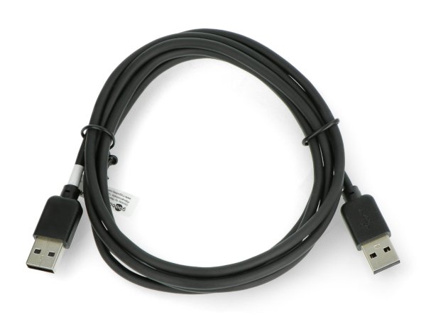 USB A - A 2.0 Hi-Speed Goobay schwarzes Kabel - 1,8 m