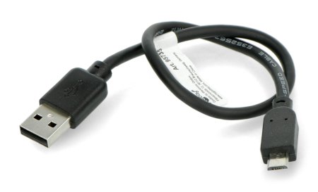 MicroUSB B-Kabel - A 2.0 Hi-Speed Goobay schwarz - 0,3 m