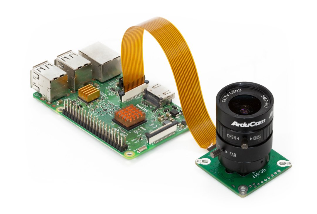 Kamera mit Raspberry Pi verbunden