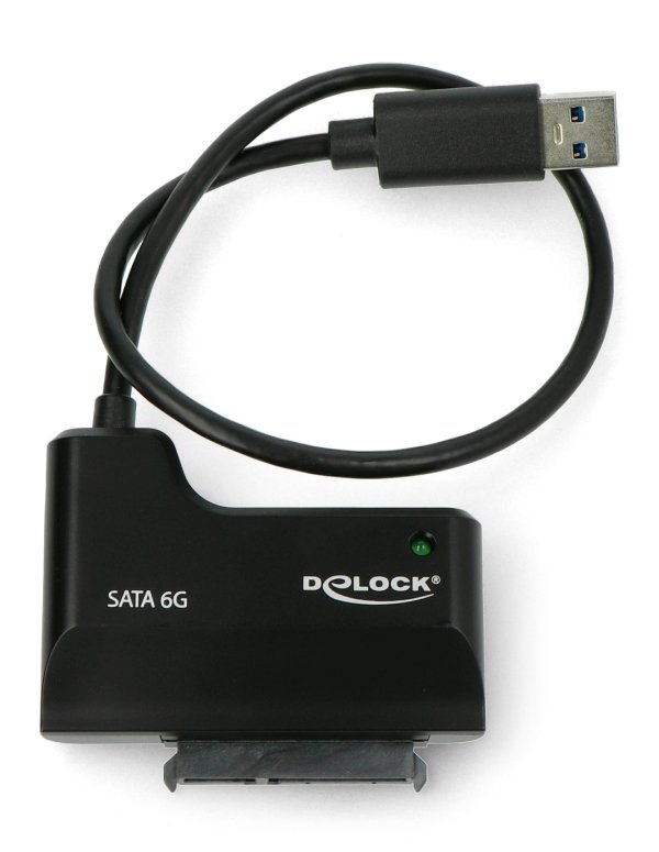 USB A 3.0 - SATA Delock Adapter - schwarz + Netzteil