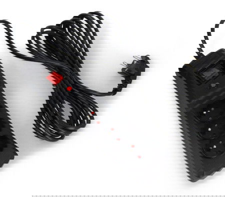 Steckdosenleiste mit Sicherheit Armac Multi M3 schwarz - 3 Steckdosen - 5m