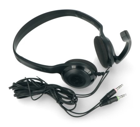 Die Kopfhörer verfügen über ein 200 cm langes Kabel, mit dem Sie das Set bequem verwenden können.