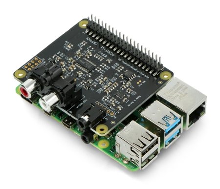 IQaudIO DAC+ Soundkarte mit Raspberry Pi