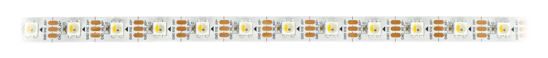 Der LED-Streifen kann auf jede beliebige Länge gekürzt werden. Es sollte nach jeder Diode an der markierten Stelle gekürzt werden.