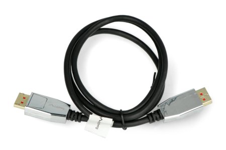 DisplayPort M-M 20pin v1.4 8K Lanberg Kabel schwarz - 1m
