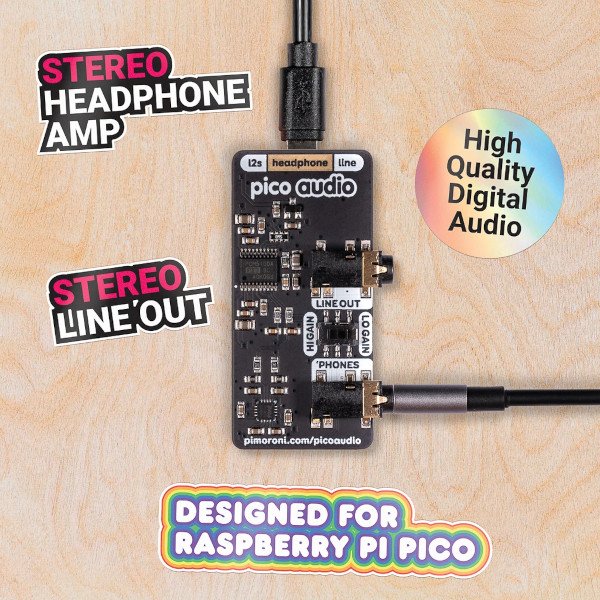 Pico-Audiopaket. Raspberry Pi Pico nicht enthalten.