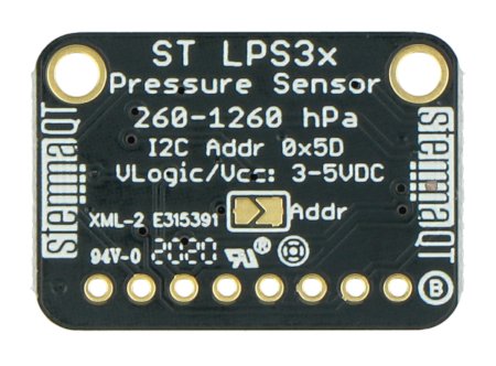 Das Modul verwendet die I2C-Kommunikationsschnittstelle mit der Adresse 0x5D.