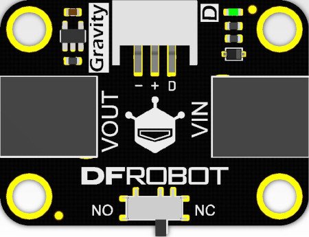 Beschreibung der Relais-Pins von DFRobot.