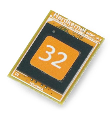 32 GB eMMC-Speicher mit vorinstalliertem Linux.