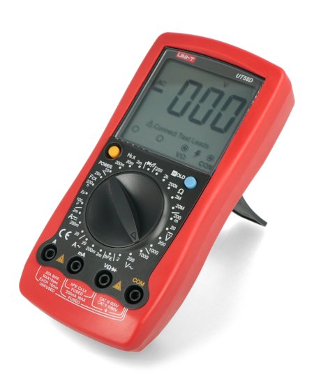 Eine 9-V-Batterie zur Stromversorgung des Messgeräts ist im Lieferumfang enthalten.