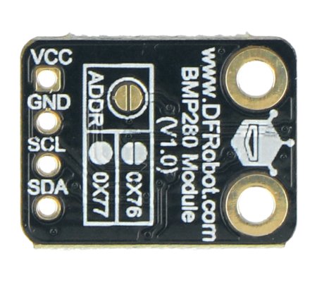 Sensor mit eingebautem BMP280-Chip.