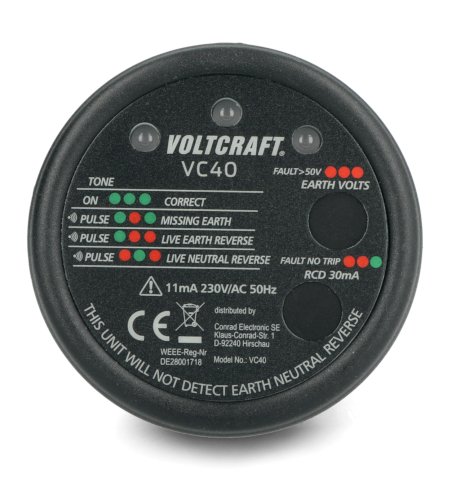 Voltcraft VC40 Steckdosentester
