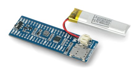 Das Modul kann vom Raspberry Pi Pico oder einer externen Batterie mit Strom versorgt werden.