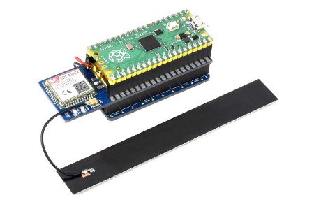 Pico-SIM7020E-NB-IoT mit Raspberry Pi Pico verbinden. Das Raspberry Pi Pico-Board ist nicht im Lieferumfang enthalten, es kann separat in unserem Shop erworben werden.