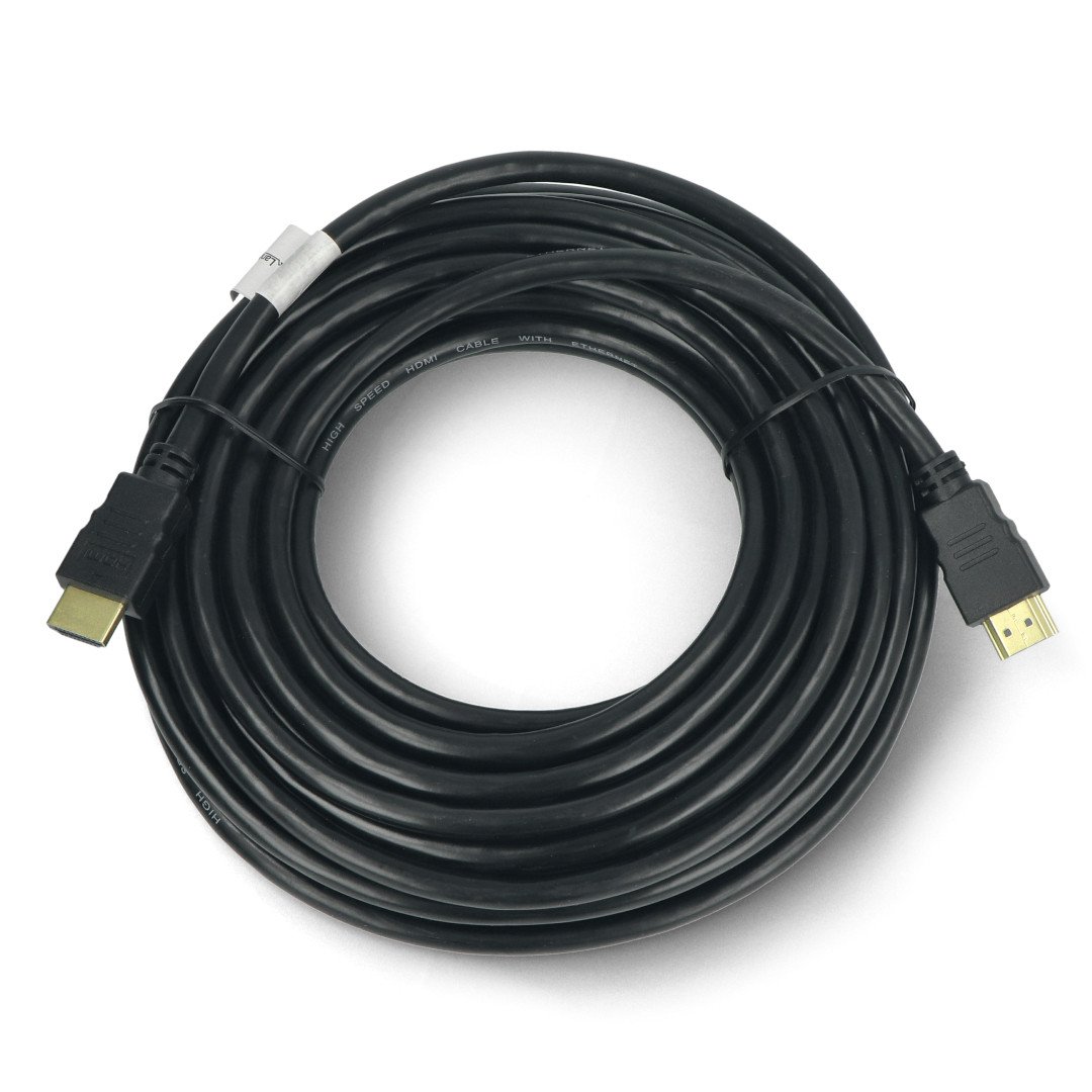 Lanberg Klasse 1.4 HDMI-Kabel - schwarz - 10 m lang.