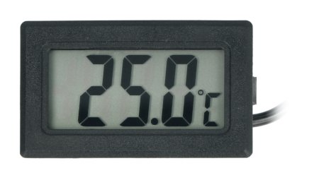 Panel-Thermometer mit LCD-Display von -50 °C bis 110 °C und Messsonde - 10 m