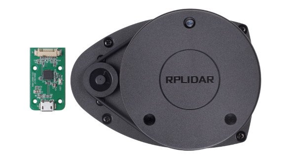 RPLiDAR A1M8-R6 mit einem microUSB-Adapter