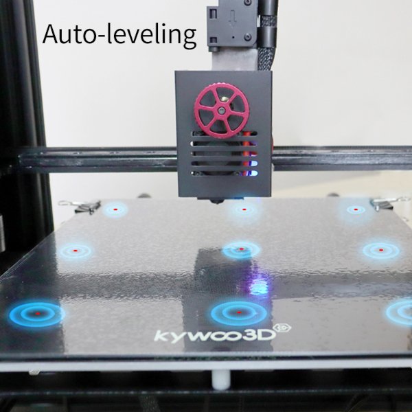 Automatisches Nivellierungssystem in einem 3D-Drucker