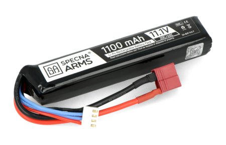 Batterie Li-Pol Specna ARMS 1100mAh 20 / 40C 3S 11,1V - T-Connect (Deans)
