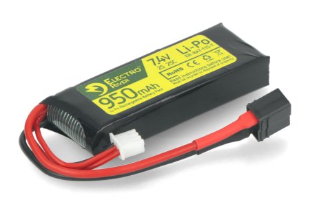 Batterie Li-Pol Electro River 950 mAh 25C 2S 7,4 V - T-DEAN