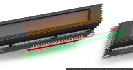 Wyświetlacz LCD 4x20 znaków zielony ze złączami - justPi