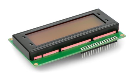 LCD-Display 4x20 Zeichen grün mit Anschlüssen - justPi