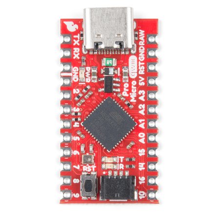 Pro Micro - USB-C - 5 V / 16 MHz - ATmega32U4 - SparkFun DEV-15795.