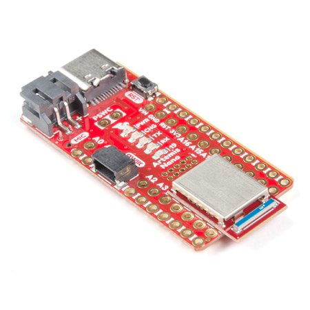 SparkFun RedBoard Artemis Nano - Board mit einem Mikrocontroller.
