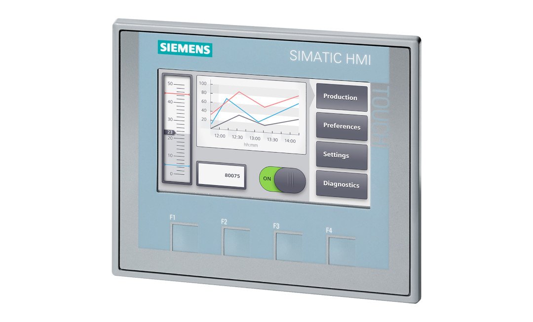 HMI-Display für SPS-Steuerung