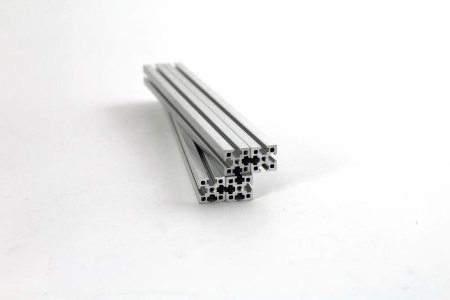 Satz Aluminiumprofile VORON 0 eloxiert silber 1515 100mm / 200mm.