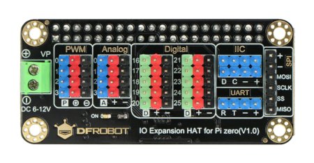 IO Expansion HAT - Pins Expander für Raspberry Pi Zero / Zero W.