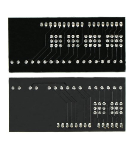 Gravity - Screw Shield V2 - Schild mit Schraubverbindern für Arduino - Rückansicht.