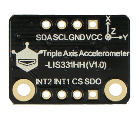 Das Modul ist mit dem LIS331HH-System ausgestattet.