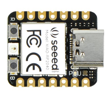 Das Board mit dem Mikrocontroller RP2040