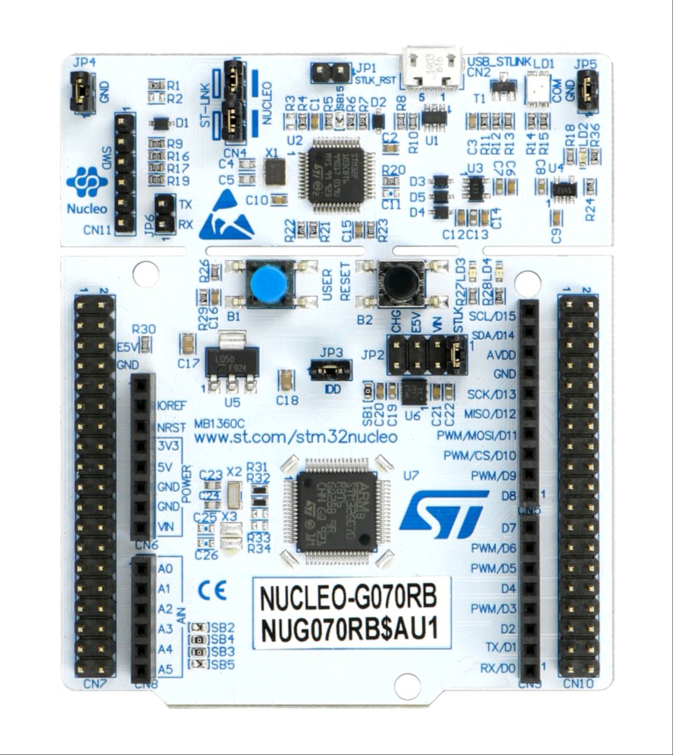 STM32 NUCLEO-G070RB – mit STM32G070RB MCU, unterstützt Arduino- und ST-Morpho-Verbindungen
