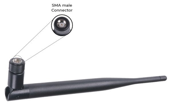 Antenne mit einem männlichen SMA-Anschluss