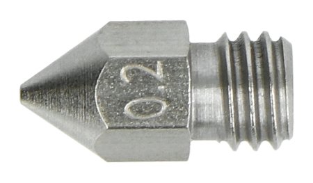0,2 mm MK8-Düse - 1,75 mm Filament - Edelstahl