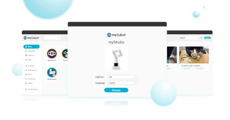 MyStudio-Plattform für myCobot- und myRobot-Roboter.