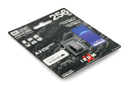 Goodram IR-M2AA microSD 256GB 170MB/s UHS-I Klasse U3 Speicherkarte mit Adapter