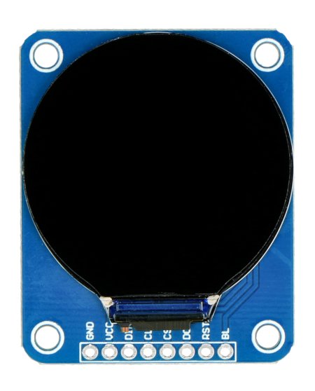 Rundes LCD-Display